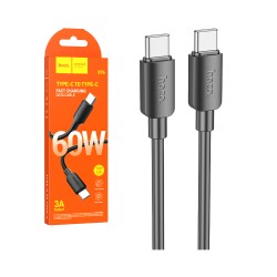 Hoco X96 Fast Hyper 60W 3A Charging Cable Type-c to Type-c 1m Black Hoco X96 Fast Hyper 60W 3A Charging Cable Type-c to Type-c 1m Black